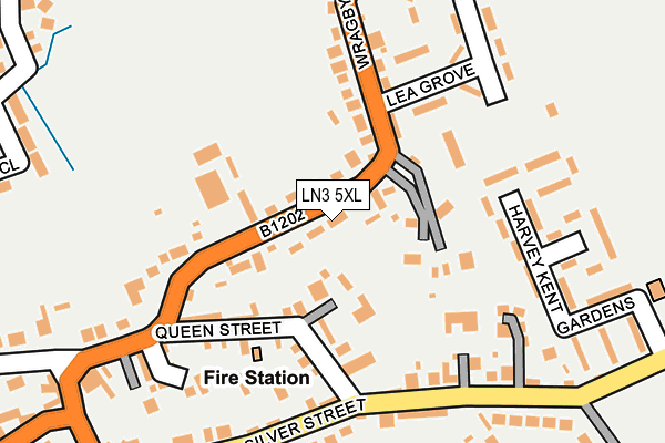 LN3 5XL map - OS OpenMap – Local (Ordnance Survey) LN3 5XL map - OS OpenMap – Local (Ordnance Survey)