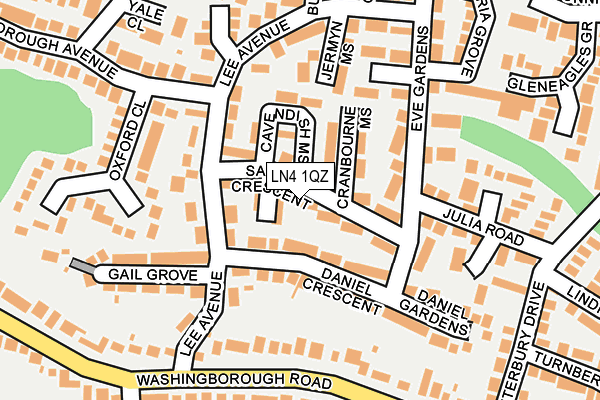LN4 1QZ map - OS OpenMap – Local (Ordnance Survey) LN4 1QZ map - OS OpenMap – Local (Ordnance Survey)