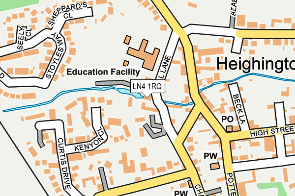 LN4 1RQ map - OS OpenMap – Local (Ordnance Survey) LN4 1RQ map - OS OpenMap – Local (Ordnance Survey)