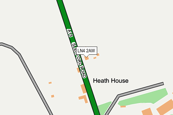 LN4 2AW map - OS OpenMap – Local (Ordnance Survey) LN4 2AW map - OS OpenMap – Local (Ordnance Survey)