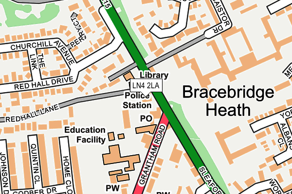 LN4 2LA map - OS OpenMap – Local (Ordnance Survey) LN4 2LA map - OS OpenMap – Local (Ordnance Survey)