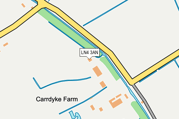 LN4 3AN map - OS OpenMap – Local (Ordnance Survey) LN4 3AN map - OS OpenMap – Local (Ordnance Survey)