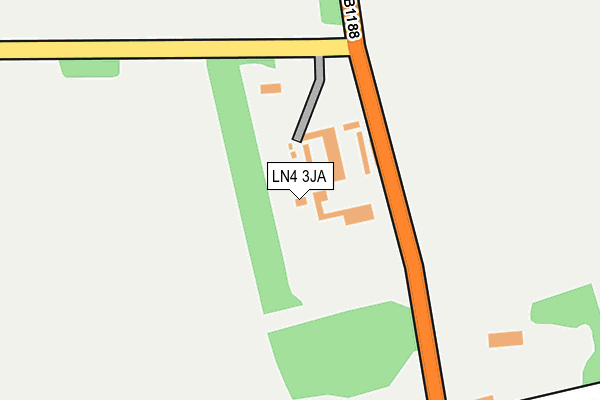 LN4 3JA map - OS OpenMap – Local (Ordnance Survey) LN4 3JA map - OS OpenMap – Local (Ordnance Survey)