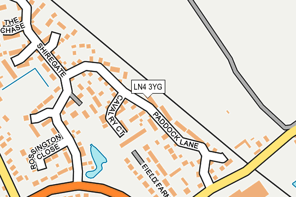 LN4 3YG map - OS OpenMap – Local (Ordnance Survey) LN4 3YG map - OS OpenMap – Local (Ordnance Survey)