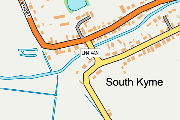LN4 4AN map - OS OpenMap – Local (Ordnance Survey) LN4 4AN map - OS OpenMap – Local (Ordnance Survey)