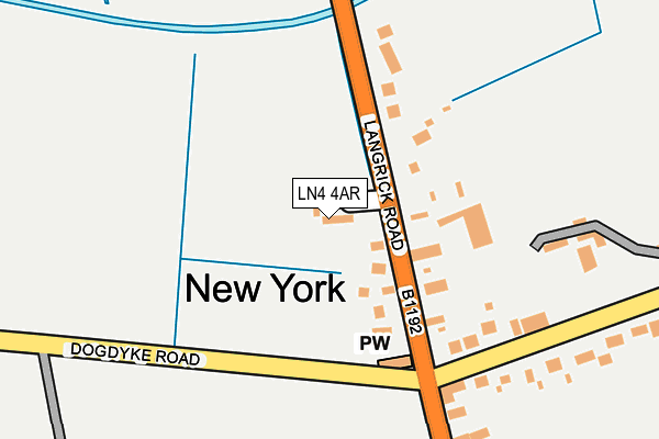 LN4 4AR map - OS OpenMap – Local (Ordnance Survey) LN4 4AR map - OS OpenMap – Local (Ordnance Survey)
