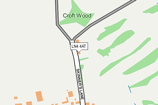 LN4 4AT map - OS OpenMap – Local (Ordnance Survey)