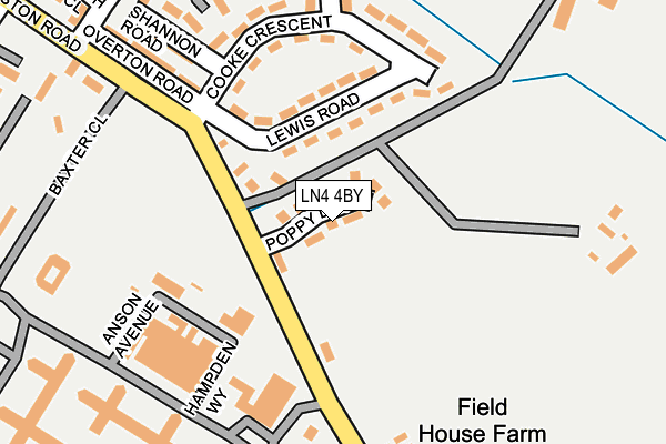 LN4 4BY map - OS OpenMap – Local (Ordnance Survey) LN4 4BY map - OS OpenMap – Local (Ordnance Survey)