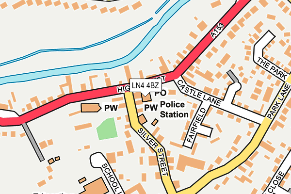LN4 4BZ map - OS OpenMap – Local (Ordnance Survey) LN4 4BZ map - OS OpenMap – Local (Ordnance Survey)