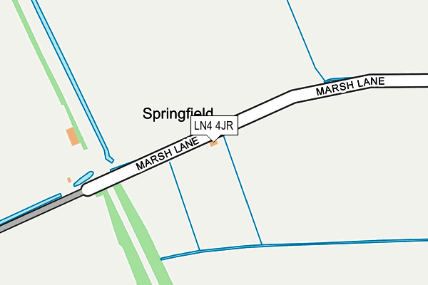 LN4 4JR map - OS OpenMap – Local (Ordnance Survey) LN4 4JR map - OS OpenMap – Local (Ordnance Survey)