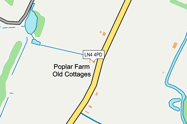 LN4 4PD map - OS OpenMap – Local (Ordnance Survey)