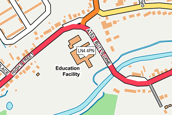 LN4 4PN map - OS OpenMap – Local (Ordnance Survey) LN4 4PN map - OS OpenMap – Local (Ordnance Survey)