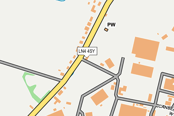 LN4 4SY map - OS OpenMap – Local (Ordnance Survey) LN4 4SY map - OS OpenMap – Local (Ordnance Survey)