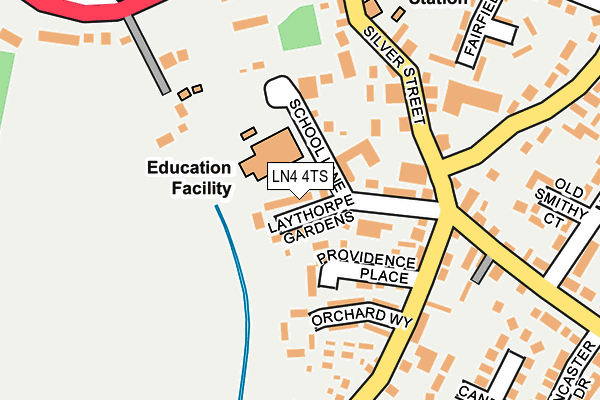 LN4 4TS map - OS OpenMap – Local (Ordnance Survey) LN4 4TS map - OS OpenMap – Local (Ordnance Survey)