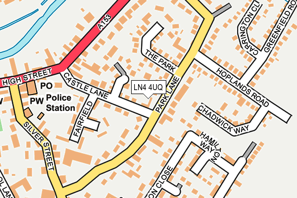 LN4 4UQ map - OS OpenMap – Local (Ordnance Survey) LN4 4UQ map - OS OpenMap – Local (Ordnance Survey)