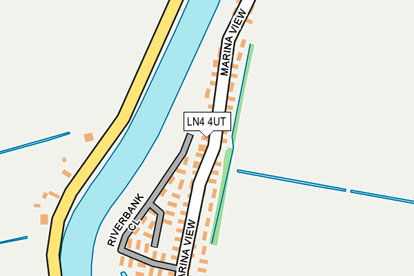 LN4 4UT map - OS OpenMap – Local (Ordnance Survey) LN4 4UT map - OS OpenMap – Local (Ordnance Survey)