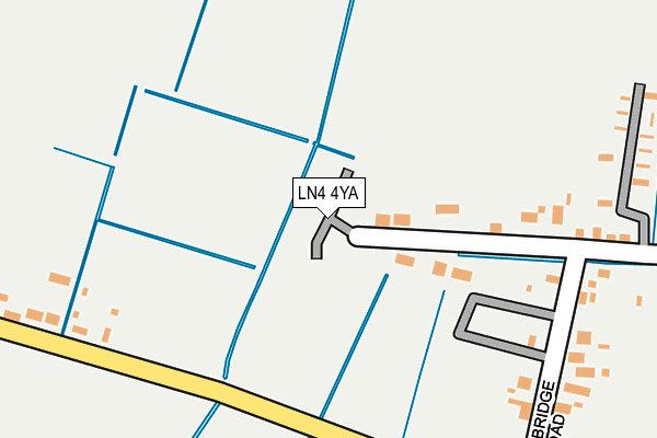 LN4 4YA map - OS OpenMap – Local (Ordnance Survey) LN4 4YA map - OS OpenMap – Local (Ordnance Survey)