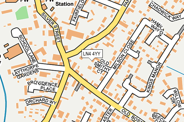 LN4 4YY map - OS OpenMap – Local (Ordnance Survey) LN4 4YY map - OS OpenMap – Local (Ordnance Survey)