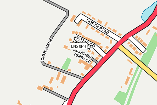 LN5 0PH map - OS OpenMap – Local (Ordnance Survey) LN5 0PH map - OS OpenMap – Local (Ordnance Survey)