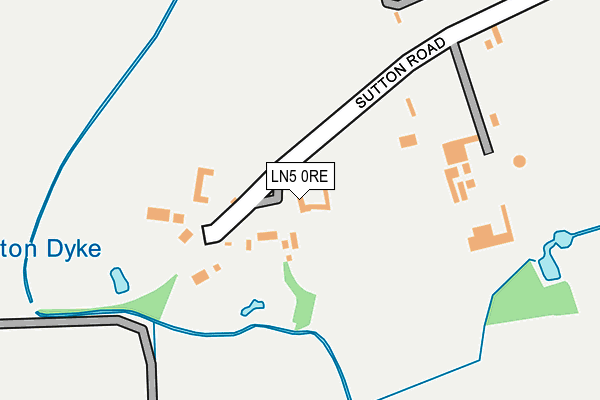 LN5 0RE map - OS OpenMap – Local (Ordnance Survey) LN5 0RE map - OS OpenMap – Local (Ordnance Survey)