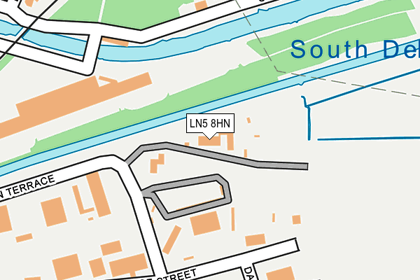 LN5 8HN map - OS OpenMap – Local (Ordnance Survey) LN5 8HN map - OS OpenMap – Local (Ordnance Survey)