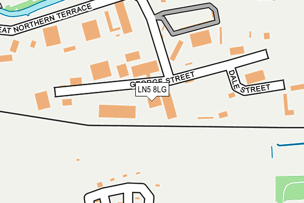 LN5 8LG map - OS OpenMap – Local (Ordnance Survey) LN5 8LG map - OS OpenMap – Local (Ordnance Survey)