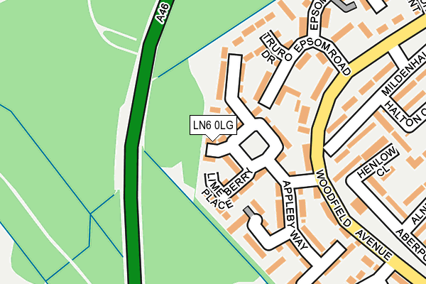 LN6 0LG map - OS OpenMap – Local (Ordnance Survey) LN6 0LG map - OS OpenMap – Local (Ordnance Survey)