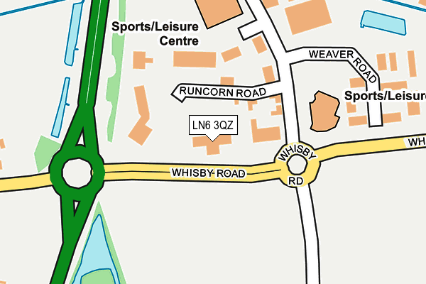 LN6 3QZ map - OS OpenMap – Local (Ordnance Survey) LN6 3QZ map - OS OpenMap – Local (Ordnance Survey)