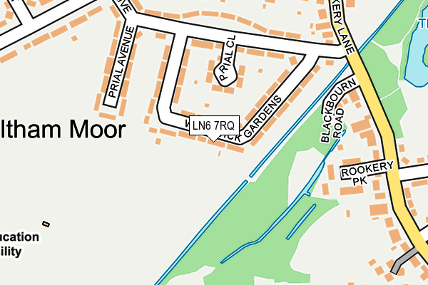 LN6 7RQ map - OS OpenMap – Local (Ordnance Survey) LN6 7RQ map - OS OpenMap – Local (Ordnance Survey)