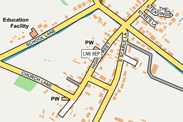 LN6 9EP map - OS OpenMap – Local (Ordnance Survey) LN6 9EP map - OS OpenMap – Local (Ordnance Survey)