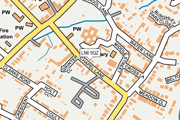 LN6 9QZ map - OS OpenMap – Local (Ordnance Survey) LN6 9QZ map - OS OpenMap – Local (Ordnance Survey)