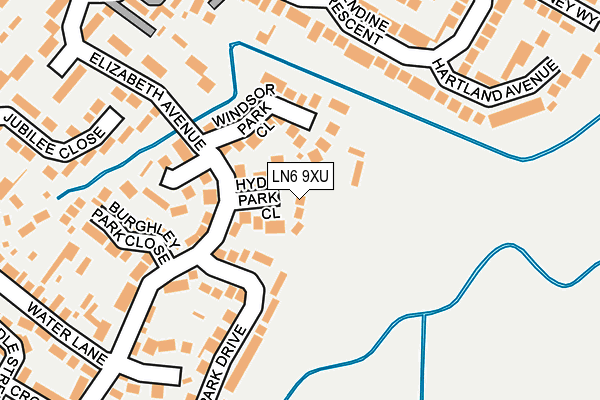 LN6 9XU map - OS OpenMap – Local (Ordnance Survey) LN6 9XU map - OS OpenMap – Local (Ordnance Survey)