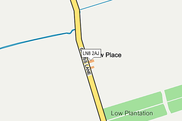 LN8 2AJ map - OS OpenMap – Local (Ordnance Survey) LN8 2AJ map - OS OpenMap – Local (Ordnance Survey)