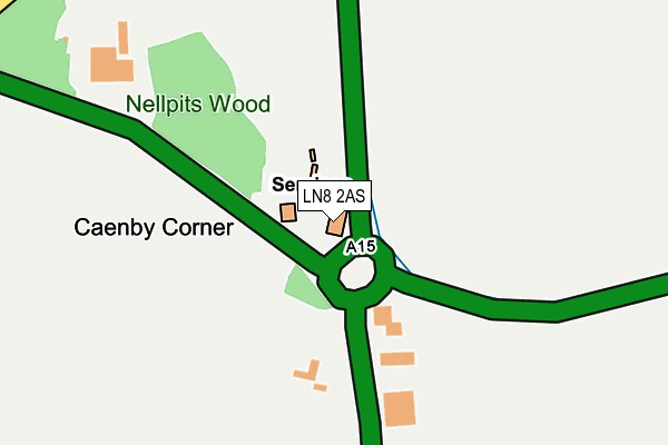 LN8 2AS map - OS OpenMap – Local (Ordnance Survey) LN8 2AS map - OS OpenMap – Local (Ordnance Survey)