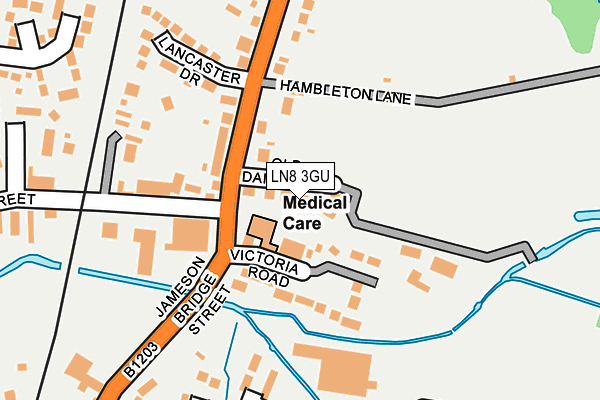 LN8 3GU map - OS OpenMap – Local (Ordnance Survey) LN8 3GU map - OS OpenMap – Local (Ordnance Survey)