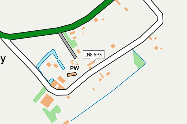 LN8 5PX map - OS OpenMap – Local (Ordnance Survey) LN8 5PX map - OS OpenMap – Local (Ordnance Survey)
