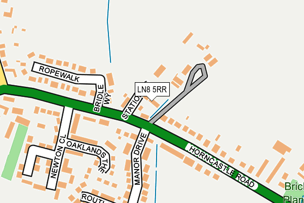 LN8 5RR map - OS OpenMap – Local (Ordnance Survey)
