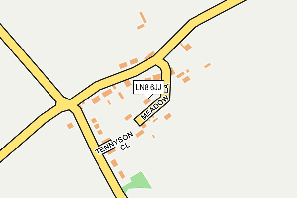 LN8 6JJ map - OS OpenMap – Local (Ordnance Survey) LN8 6JJ map - OS OpenMap – Local (Ordnance Survey)