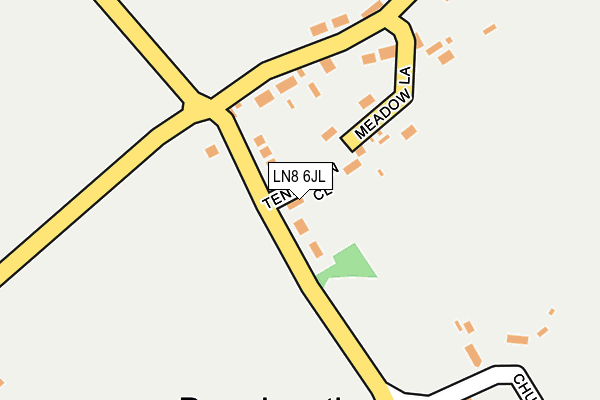 LN8 6JL map - OS OpenMap – Local (Ordnance Survey) LN8 6JL map - OS OpenMap – Local (Ordnance Survey)