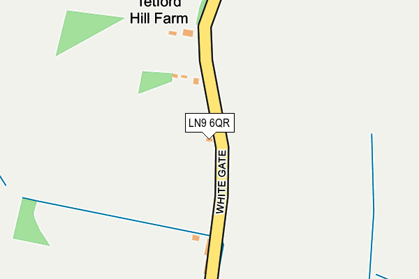 LN9 6QR map - OS OpenMap – Local (Ordnance Survey)