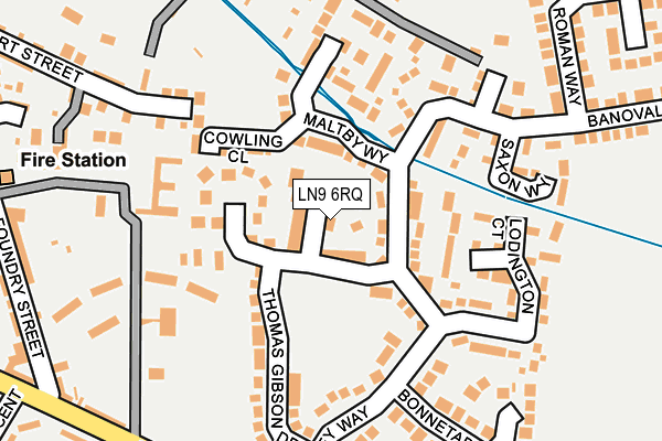 LN9 6RQ map - OS OpenMap – Local (Ordnance Survey) LN9 6RQ map - OS OpenMap – Local (Ordnance Survey)