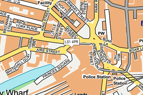 LS1 4PR map - OS OpenMap – Local (Ordnance Survey) LS1 4PR map - OS OpenMap – Local (Ordnance Survey)