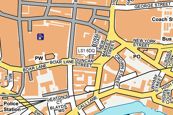 LS1 6DQ map - OS OpenMap – Local (Ordnance Survey) LS1 6DQ map - OS OpenMap – Local (Ordnance Survey)
