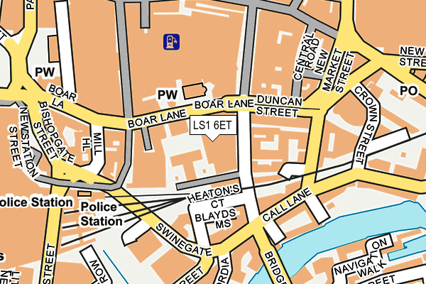 LS1 6ET map - OS OpenMap – Local (Ordnance Survey) LS1 6ET map - OS OpenMap – Local (Ordnance Survey)