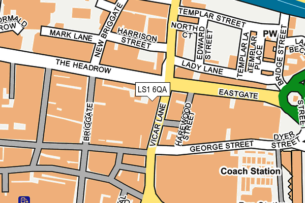LS1 6QA map - OS OpenMap – Local (Ordnance Survey) LS1 6QA map - OS OpenMap – Local (Ordnance Survey)