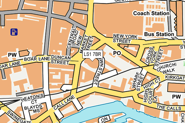 LS1 7BR map - OS OpenMap – Local (Ordnance Survey) LS1 7BR map - OS OpenMap – Local (Ordnance Survey)