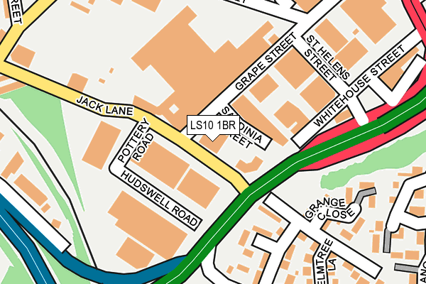 LS10 1BR map - OS OpenMap – Local (Ordnance Survey) LS10 1BR map - OS OpenMap – Local (Ordnance Survey)