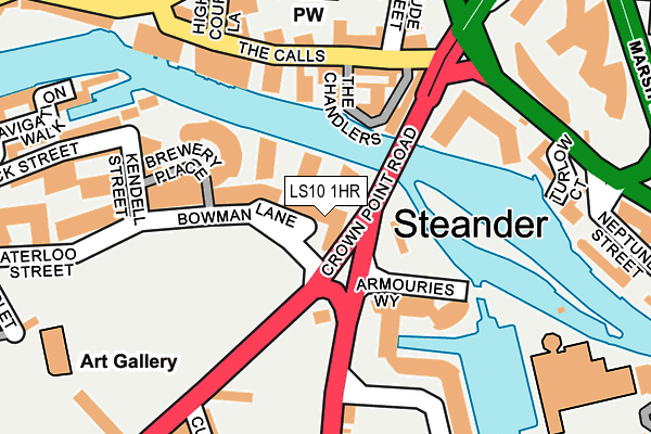 LS10 1HR map - OS OpenMap – Local (Ordnance Survey) LS10 1HR map - OS OpenMap – Local (Ordnance Survey)