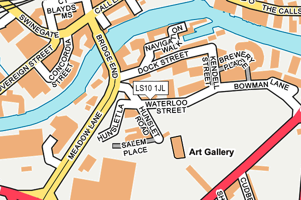 LS10 1JL map - OS OpenMap – Local (Ordnance Survey) LS10 1JL map - OS OpenMap – Local (Ordnance Survey)