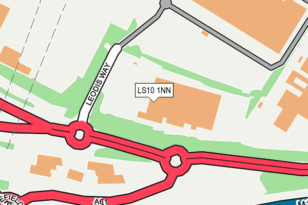 LS10 1NN map - OS OpenMap – Local (Ordnance Survey) LS10 1NN map - OS OpenMap – Local (Ordnance Survey)